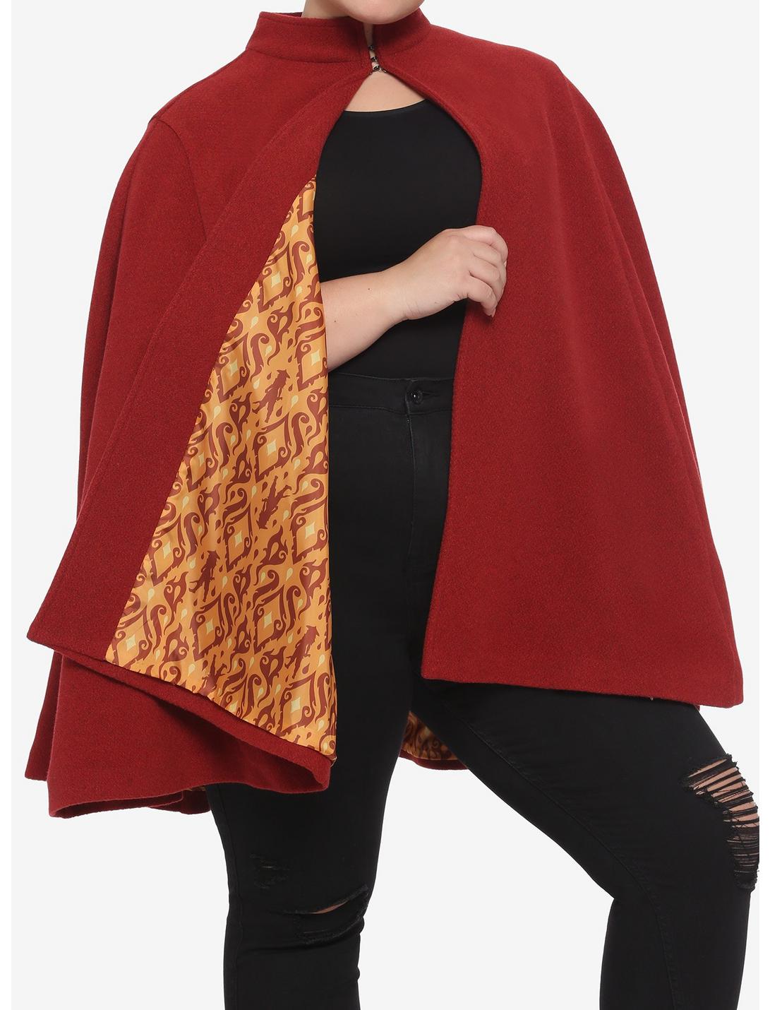 Her Universe Disney Raya And The Last Dragon Raya Girls Cape Plus Size, RED, hi-res