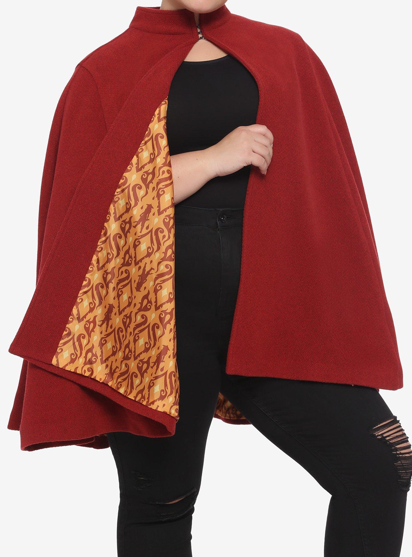 Her Universe Disney Raya And The Last Dragon Raya Girls Cape Plus Size, RED, hi-res