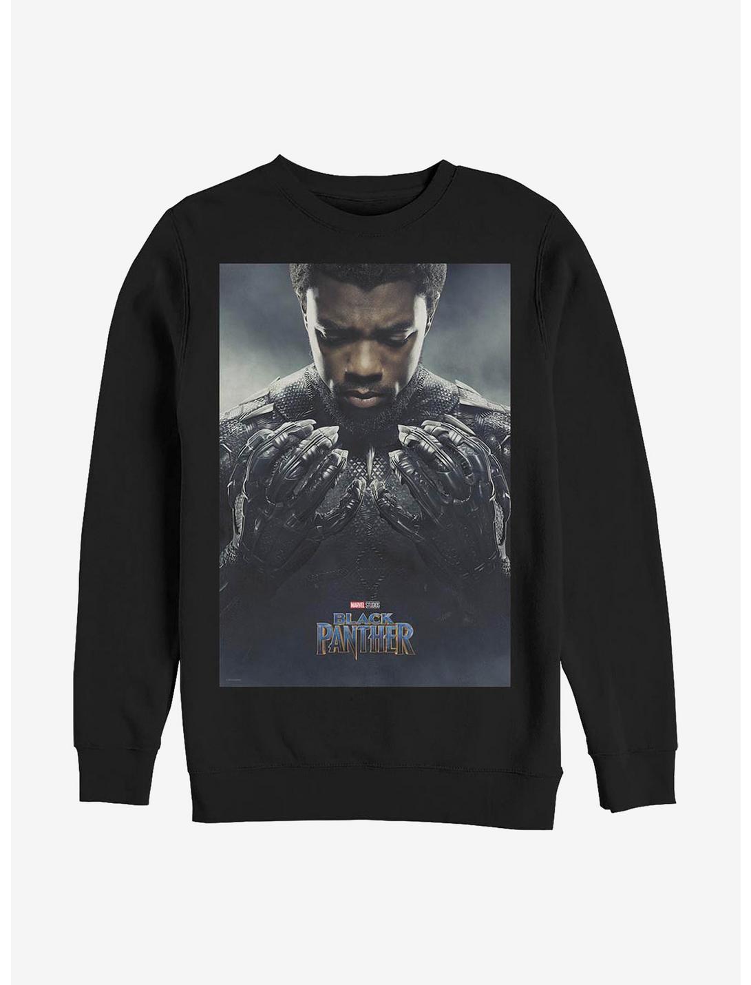 Marvel Black Panther T'Challa Poster Sweatshirt, BLACK, hi-res