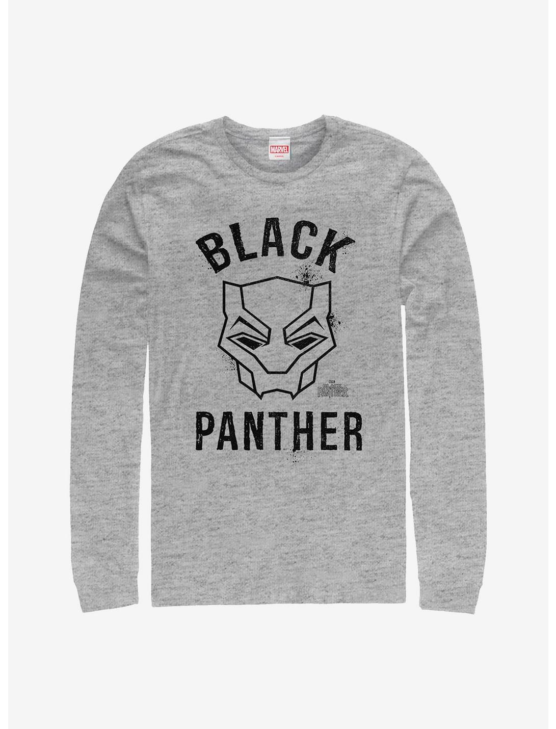 Marvel Black Panther Bold Panther Long-Sleeve T-Shirt, ATH HTR, hi-res