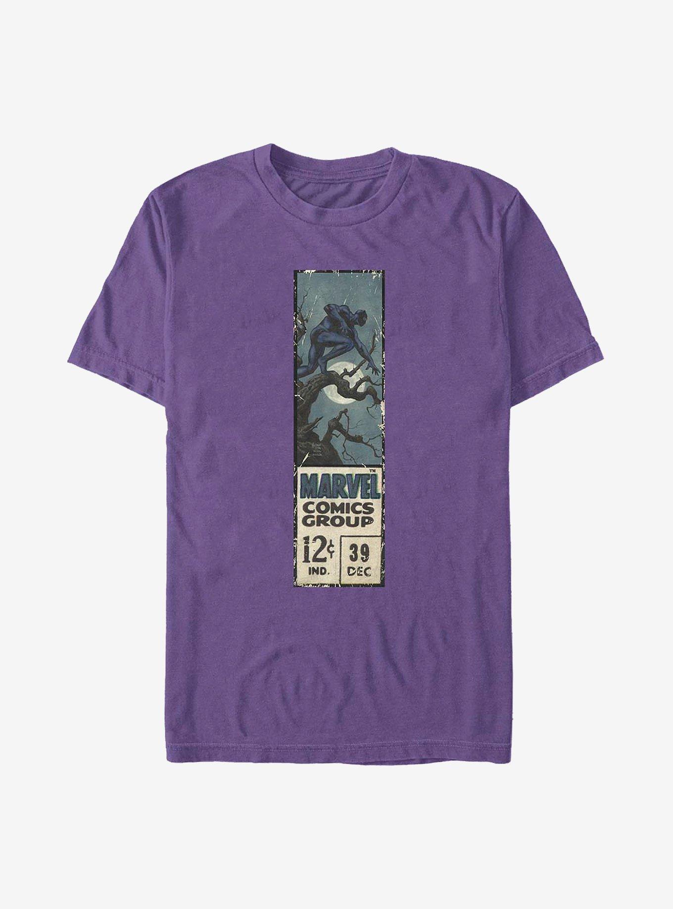 Marvel Black Panther Label T-Shirt, PURPLE, hi-res
