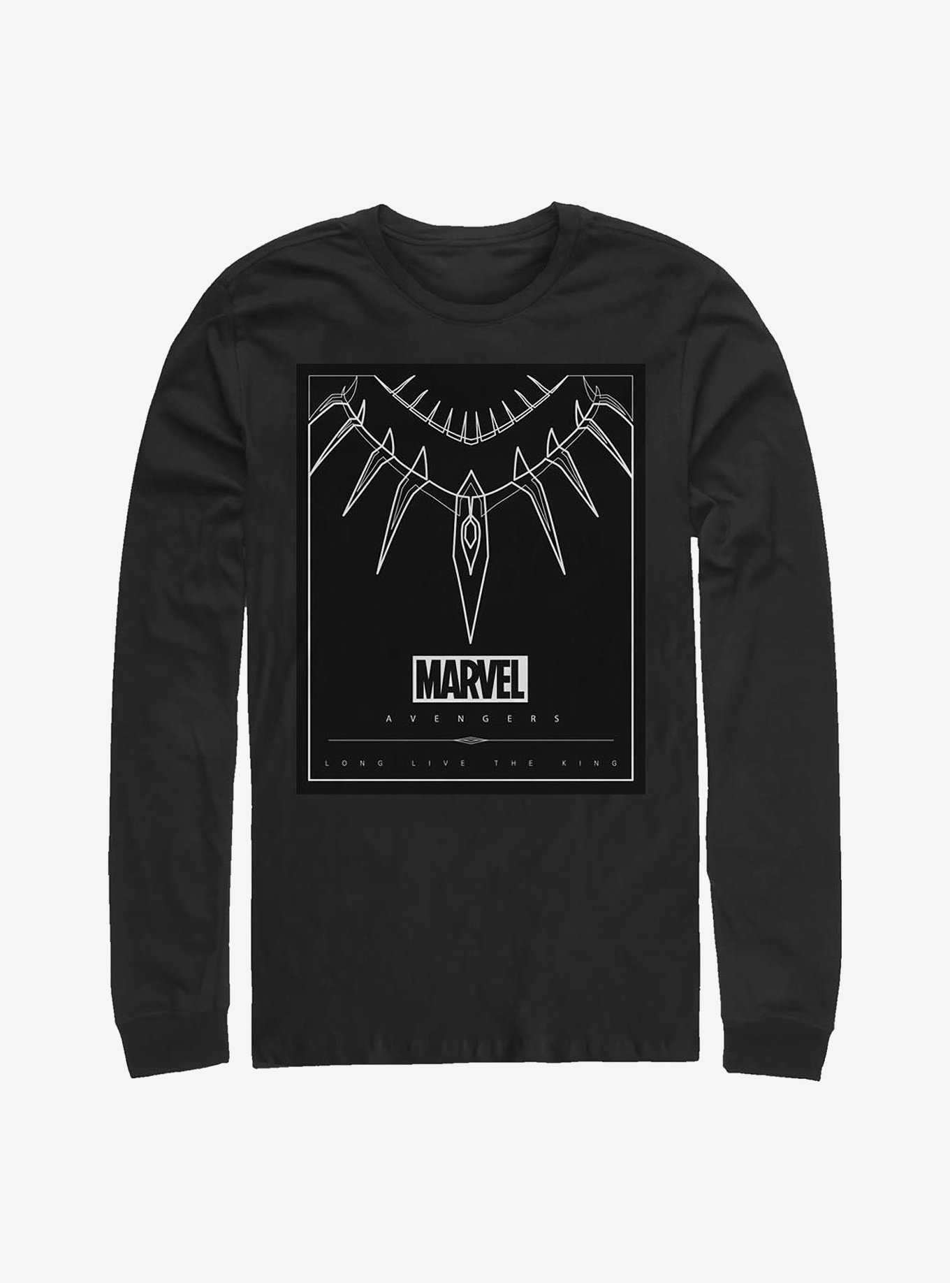 Marvel Black Panther Necklace Long-Sleeve T-Shirt, , hi-res