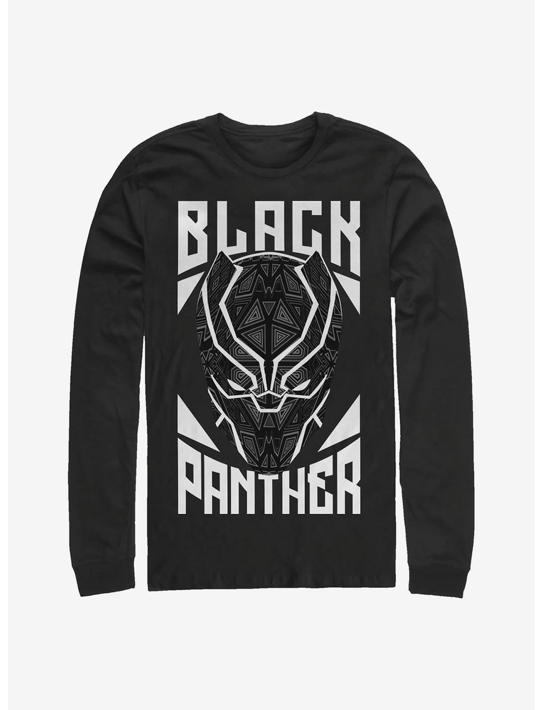 Marvel Black Panther Stamp Long-Sleeve T-Shirt, BLACK, hi-res