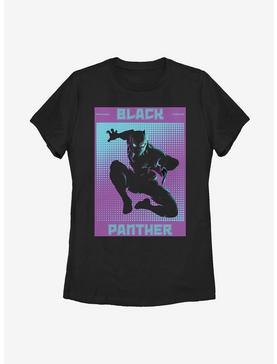 Marvel Black Panther Halftone Panther Womens T-Shirt, , hi-res
