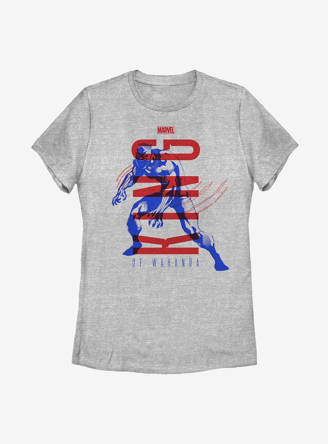 Marvel Black Panther Blue Womens T-Shirt, , hi-res