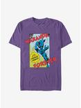 Marvel Black Panther Comic Strip T-Shirt, PURPLE, hi-res
