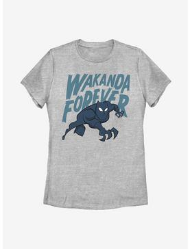 Marvel Black Panther Wakanda Cartoon Icon Womens T-Shirt, , hi-res