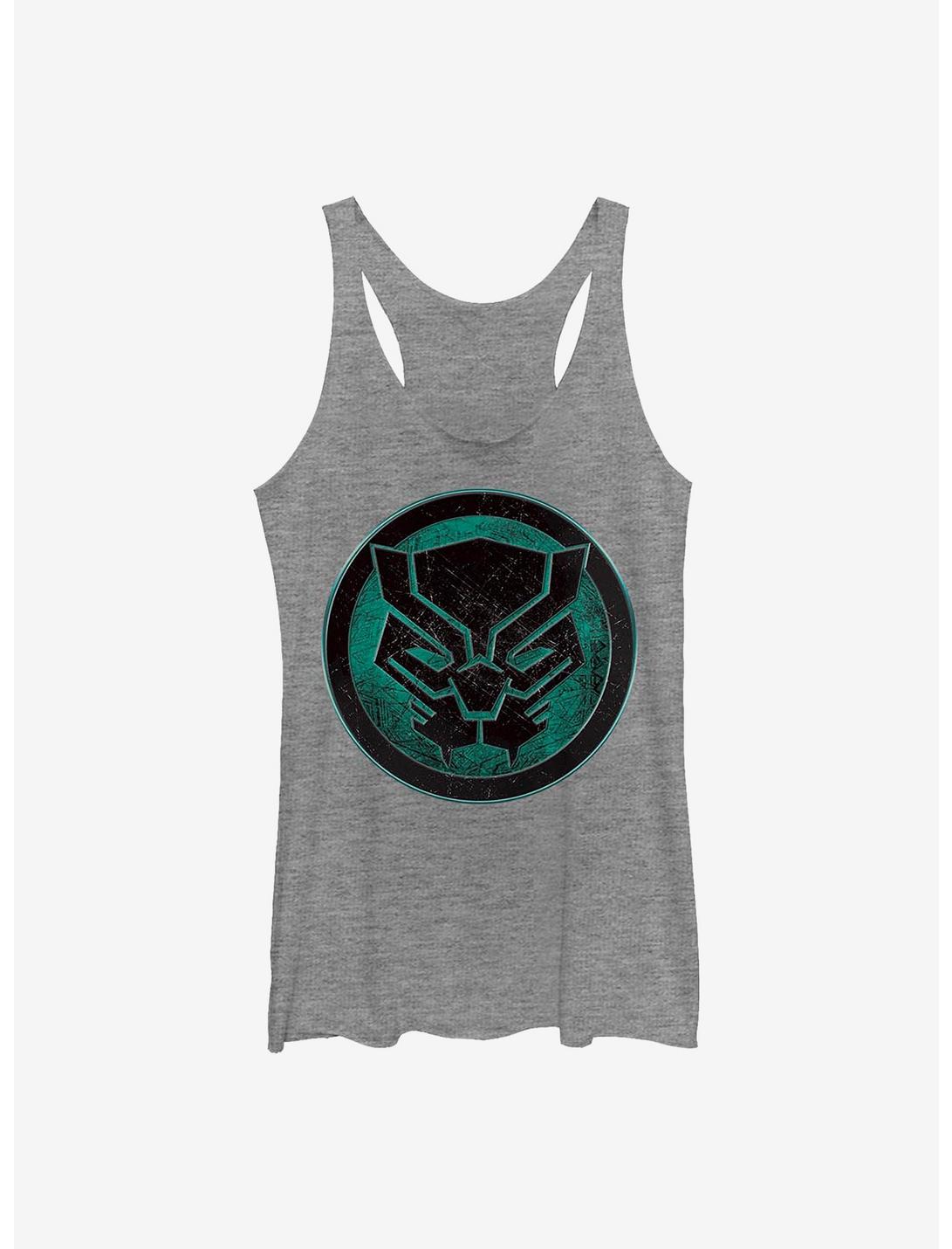 Marvel Black Panther Green Panther Womens Tank Top, GRAY HTR, hi-res