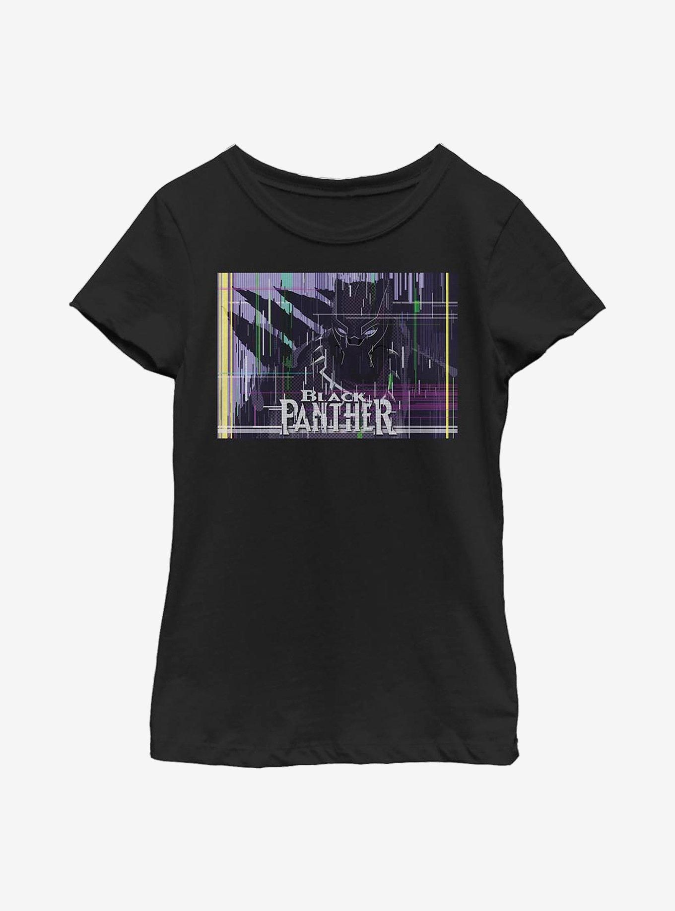Marvel Black Panther Vibrant Panther Youth Girls T-Shirt, , hi-res