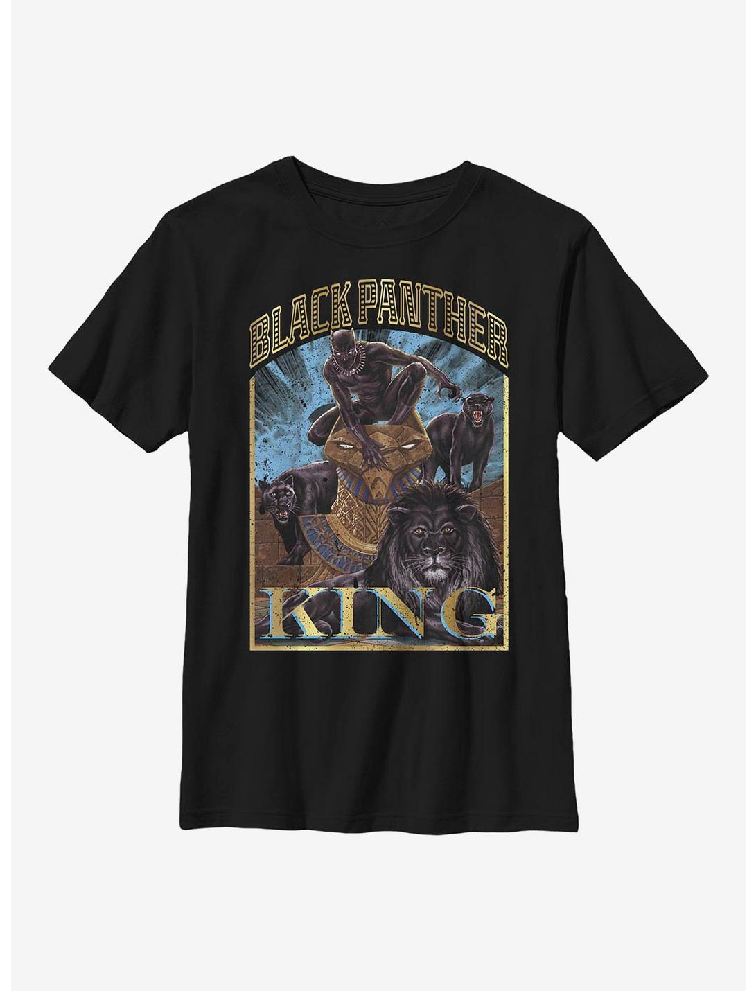 Marvel Black Panther Homage Youth T-Shirt, BLACK, hi-res