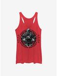 Marvel Black Panther Crossed Arms Womens Tank Top, RED HTR, hi-res