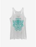 Marvel Black Panther Loyalty First Womens Tank Top, WHITE HTR, hi-res