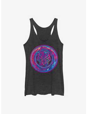 Marvel Black Panther Neon Shield Womens Tank Top, , hi-res