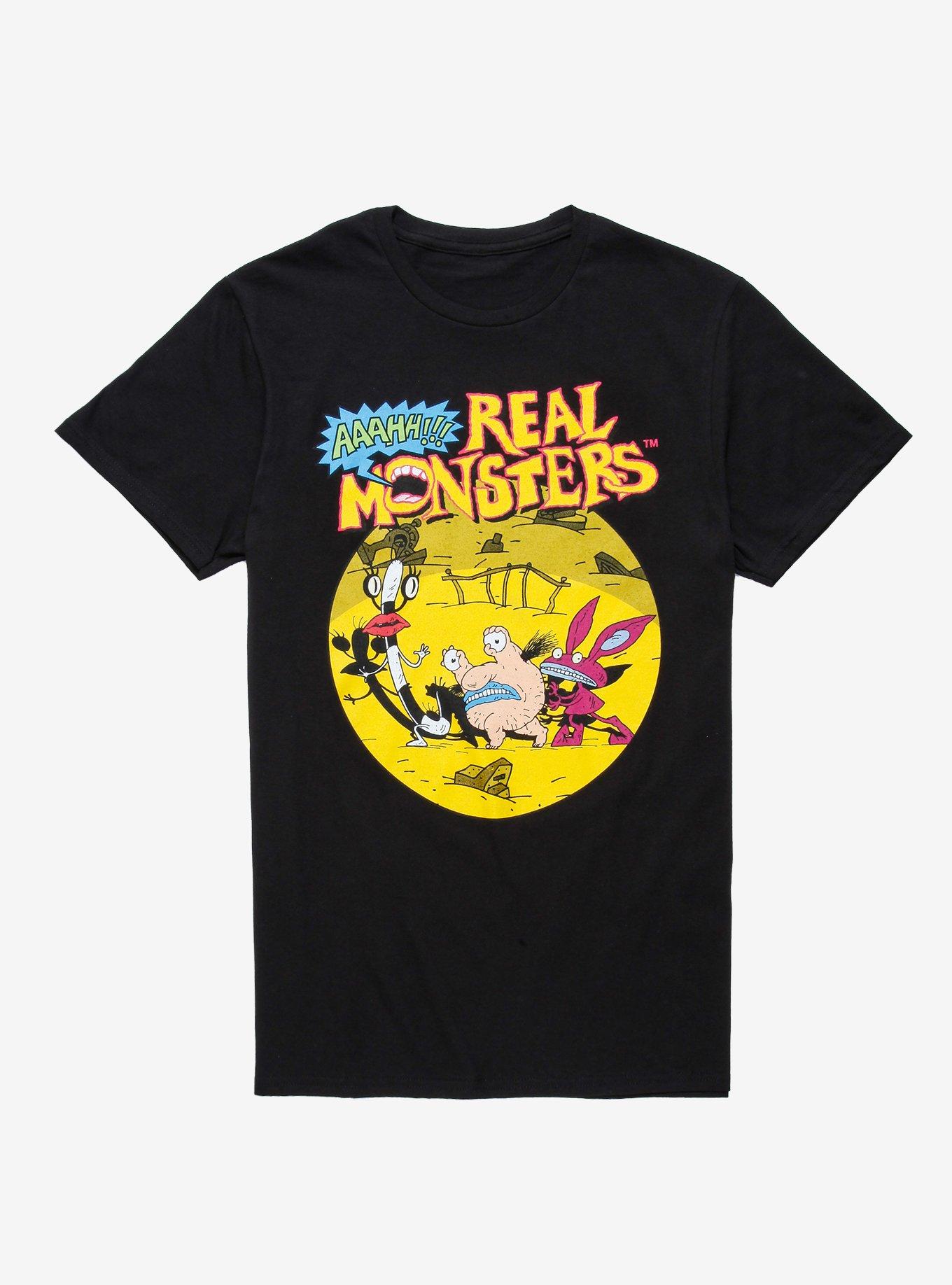 Real Monsters Group T-Shirt, BLACK, hi-res