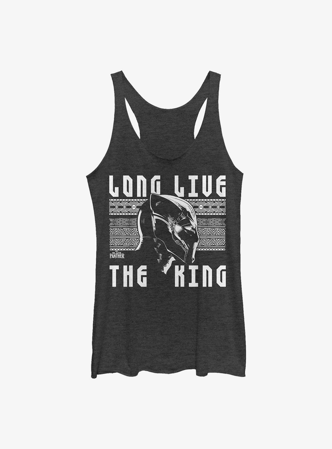 Marvel Black Panther The King Lives Womens Tank Top, , hi-res