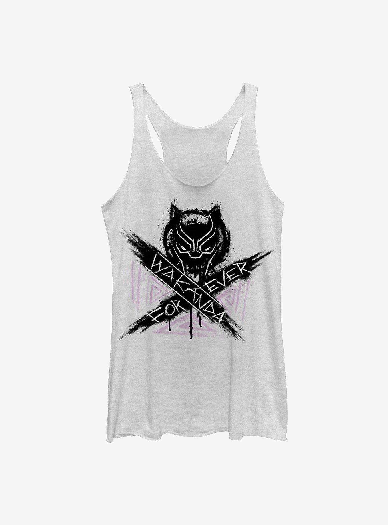 Marvel Black Panther Wakanda Paint Womens Tank Top, , hi-res