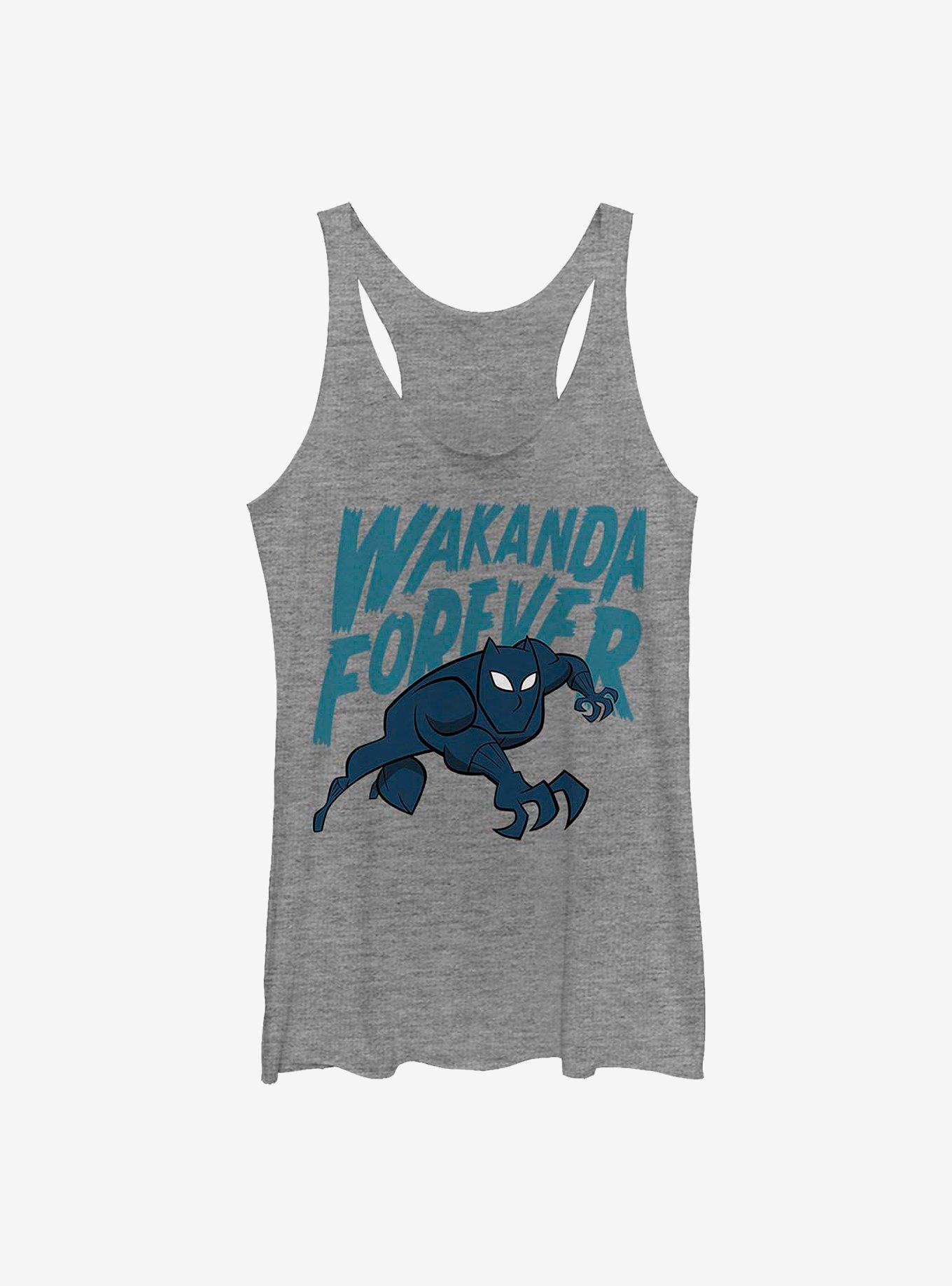 Marvel Black Panther Wakanda Cartoon Icon Womens Tank Top, , hi-res