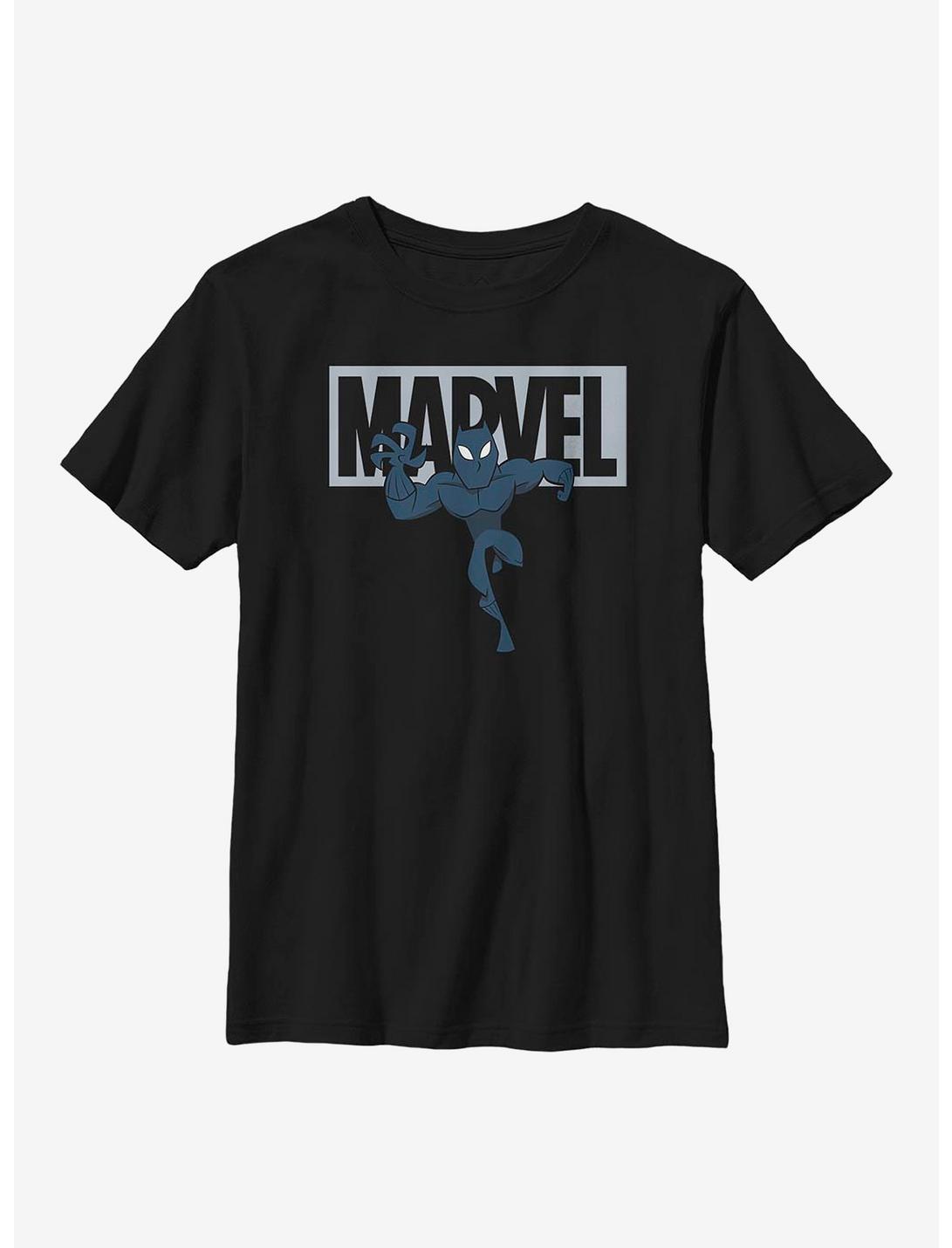 Marvel Black Panther Brick Panther Youth T-Shirt, BLACK, hi-res