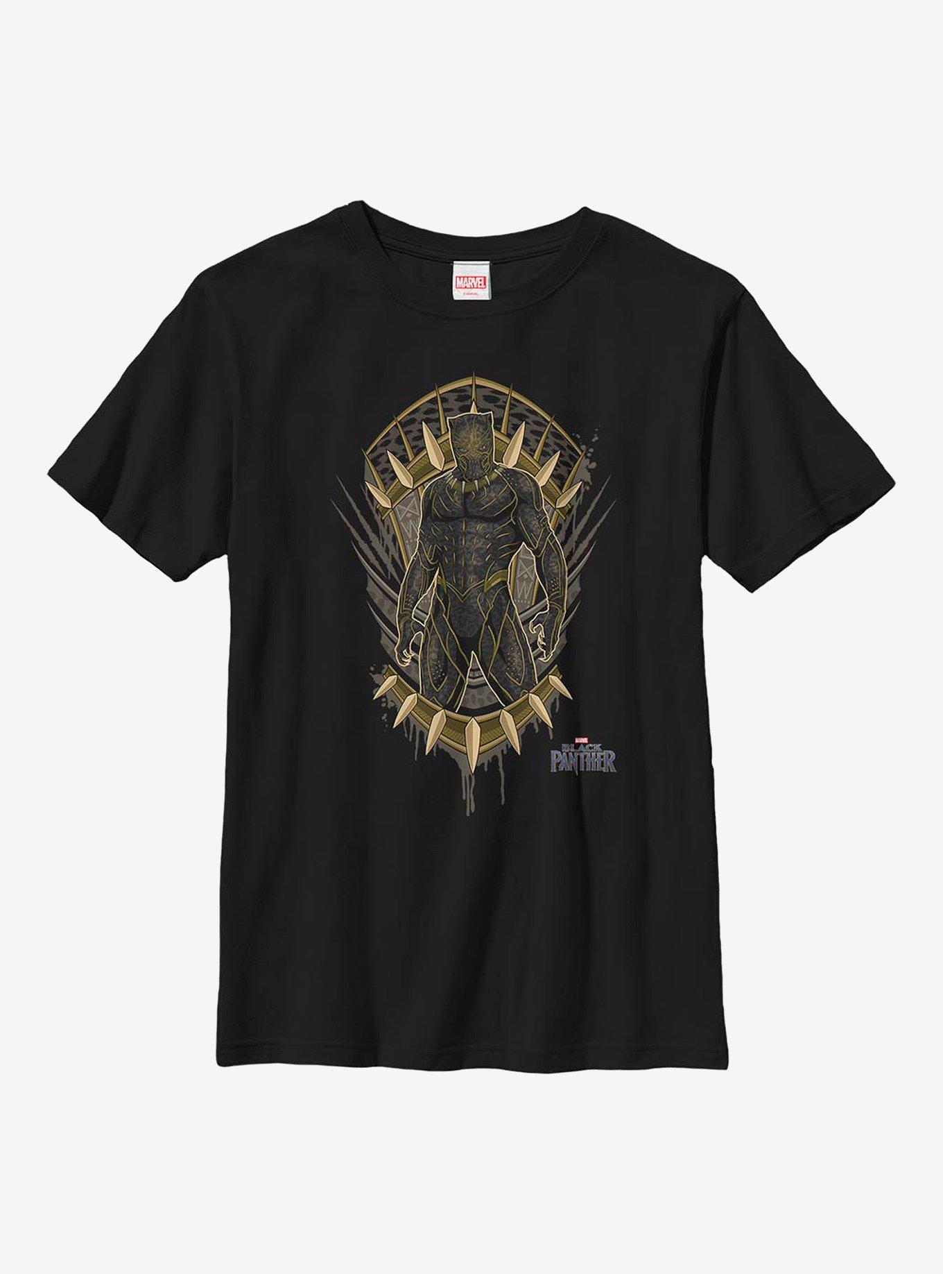 Marvel Black Panther Jaguar Crest Youth T-Shirt, , hi-res