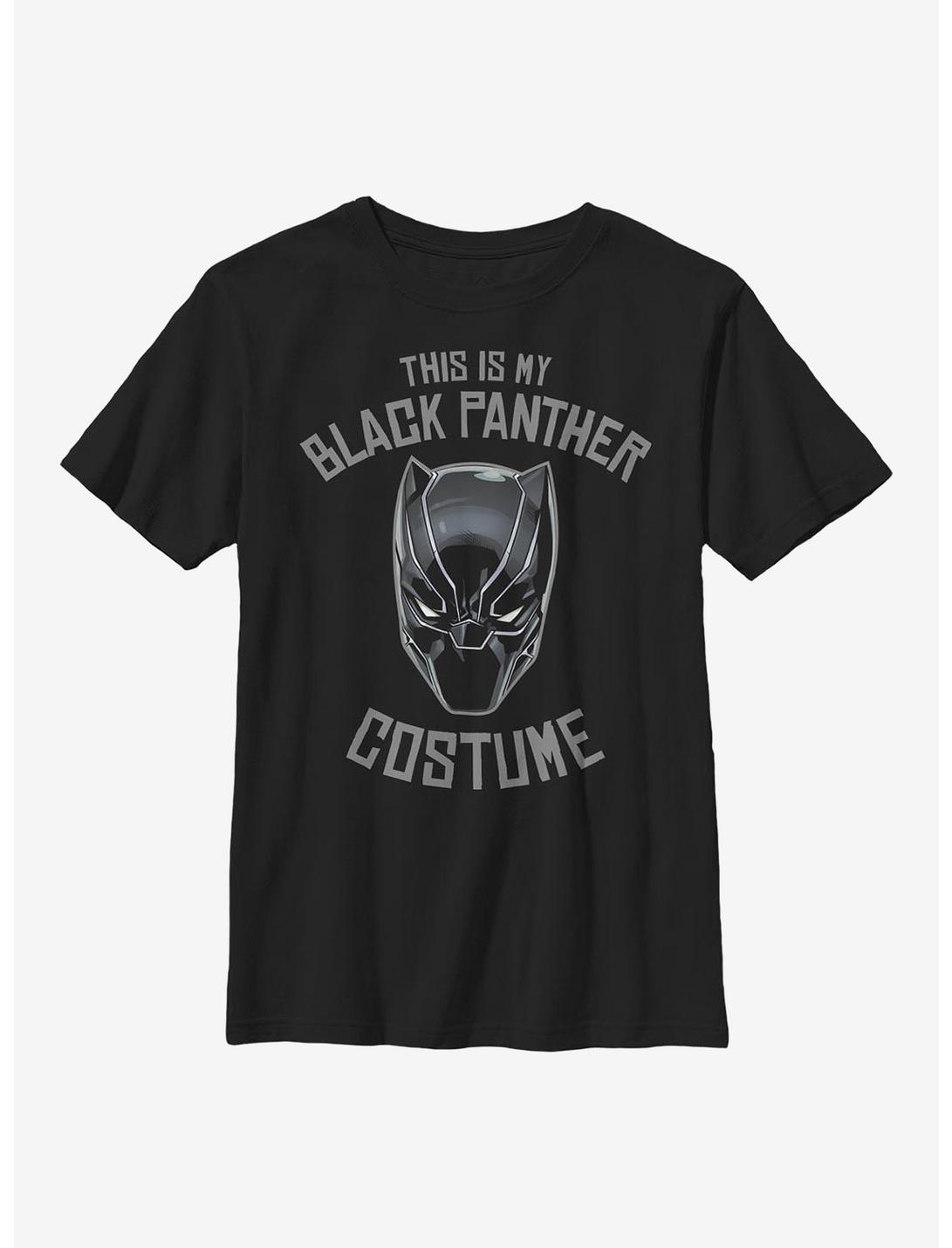 Marvel Black Panther Costume Youth T-Shirt, BLACK, hi-res