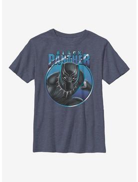 Marvel Black Panther Gaze Youth T-Shirt, NAVY HTR, hi-res