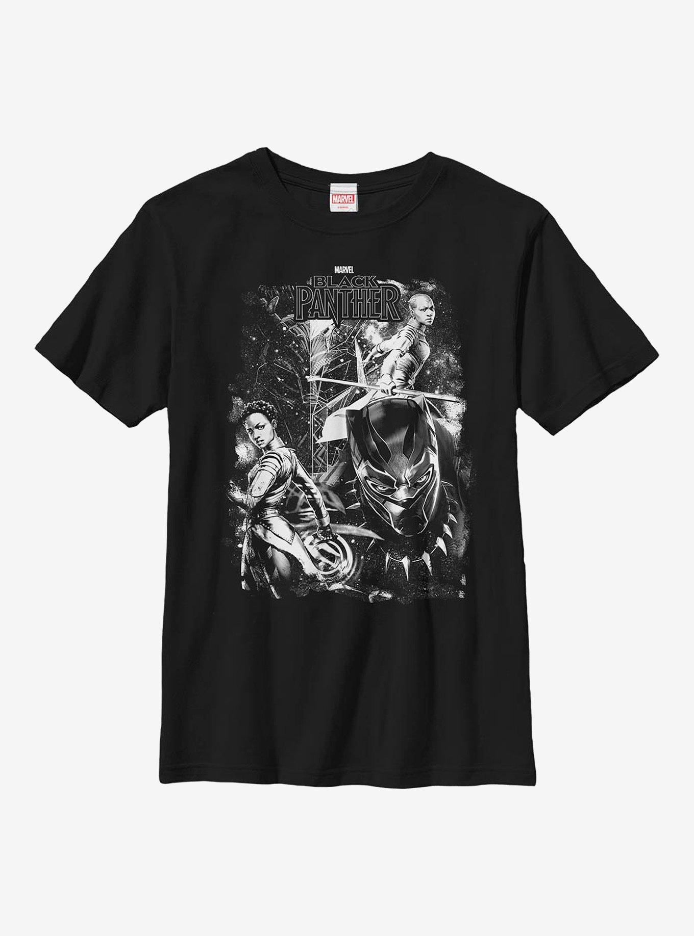 Marvel Black Panther In The Stars Youth T-Shirt, , hi-res