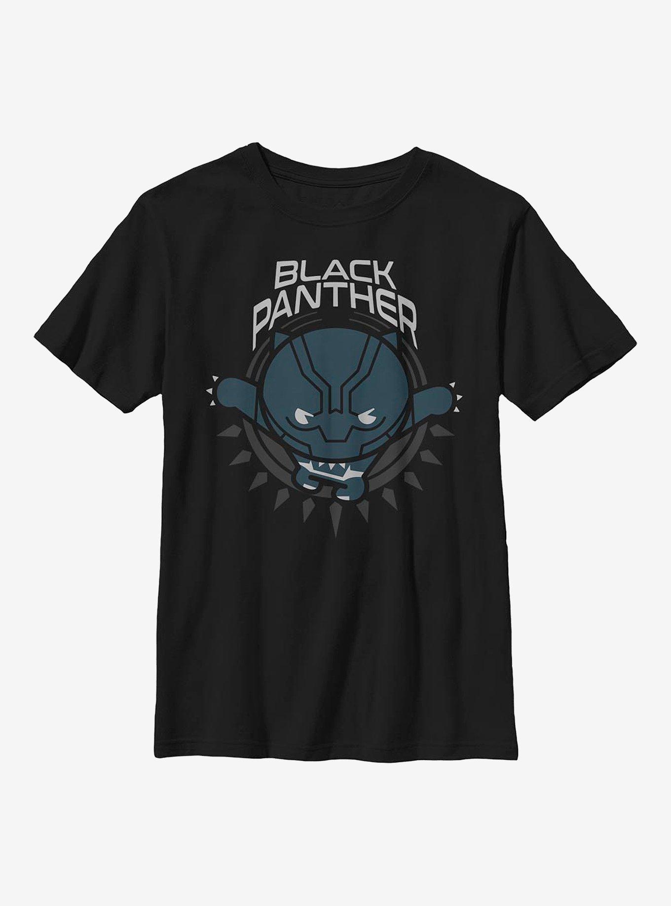 Marvel Black Panther Kawaii Youth T-Shirt, , hi-res