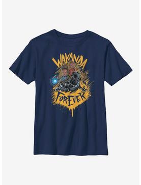 Marvel Black Panther Trinity Youth T-Shirt, NAVY, hi-res