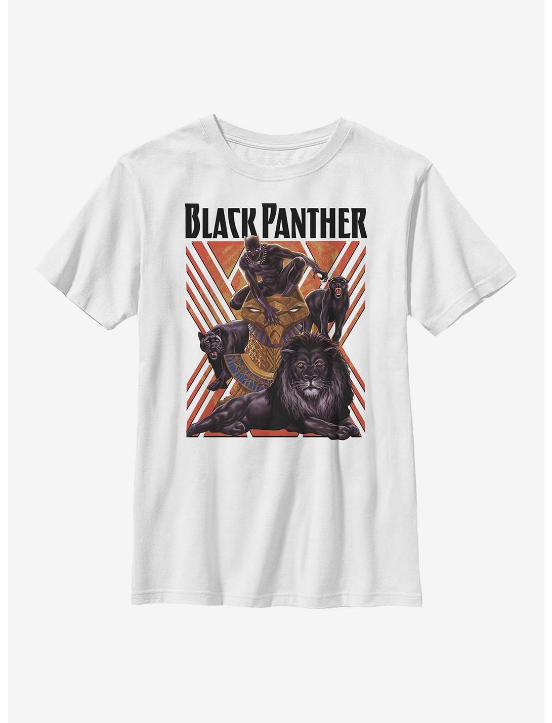 Marvel Black Panther Kings Of Wakanda Youth T-Shirt, WHITE, hi-res