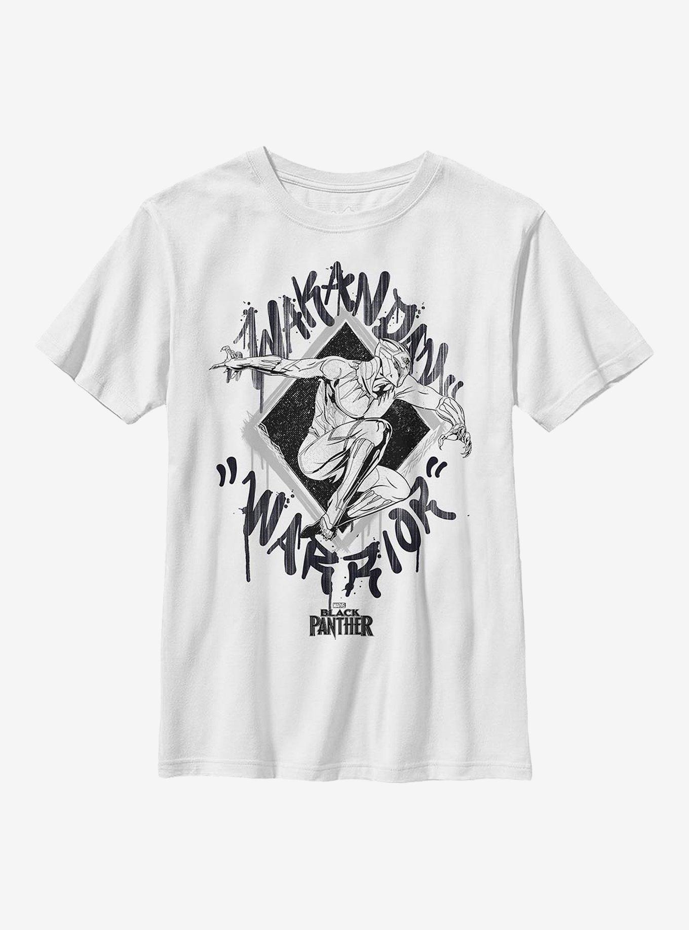 Marvel Black Panther Wakanda Warrior Youth T-Shirt, , hi-res