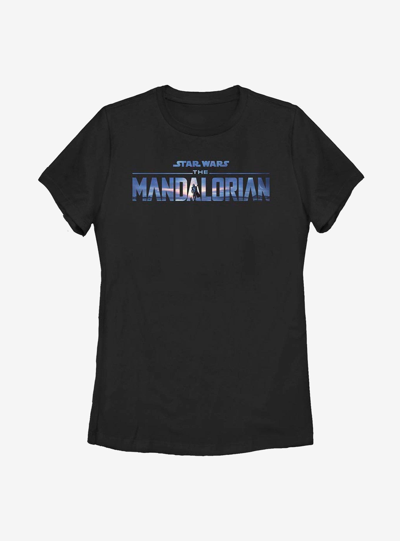 Star Wars The Mandalorian Season 2 Logo Womens T-Shirt, BLACK, hi-res