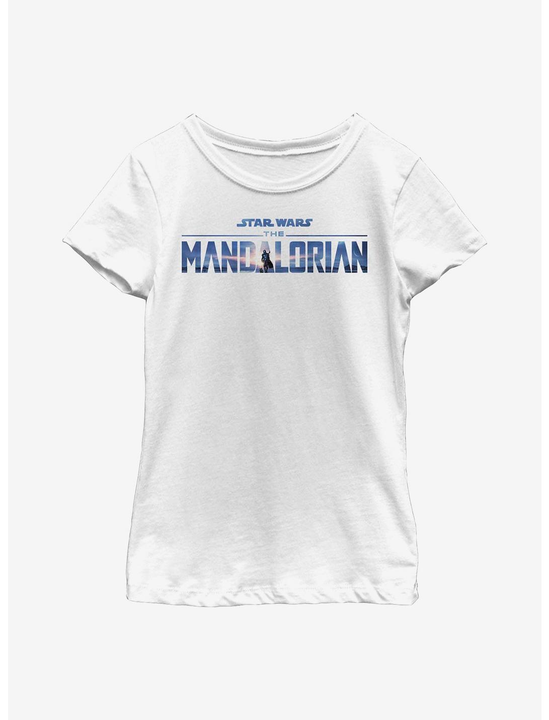 Star Wars The Mandalorian Season 2 Logo Youth Girls T-Shirt, WHITE, hi-res