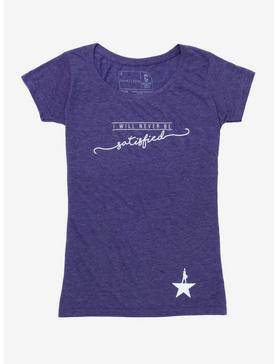 Hamilton Never Satisfied Girls T-Shirt, , hi-res