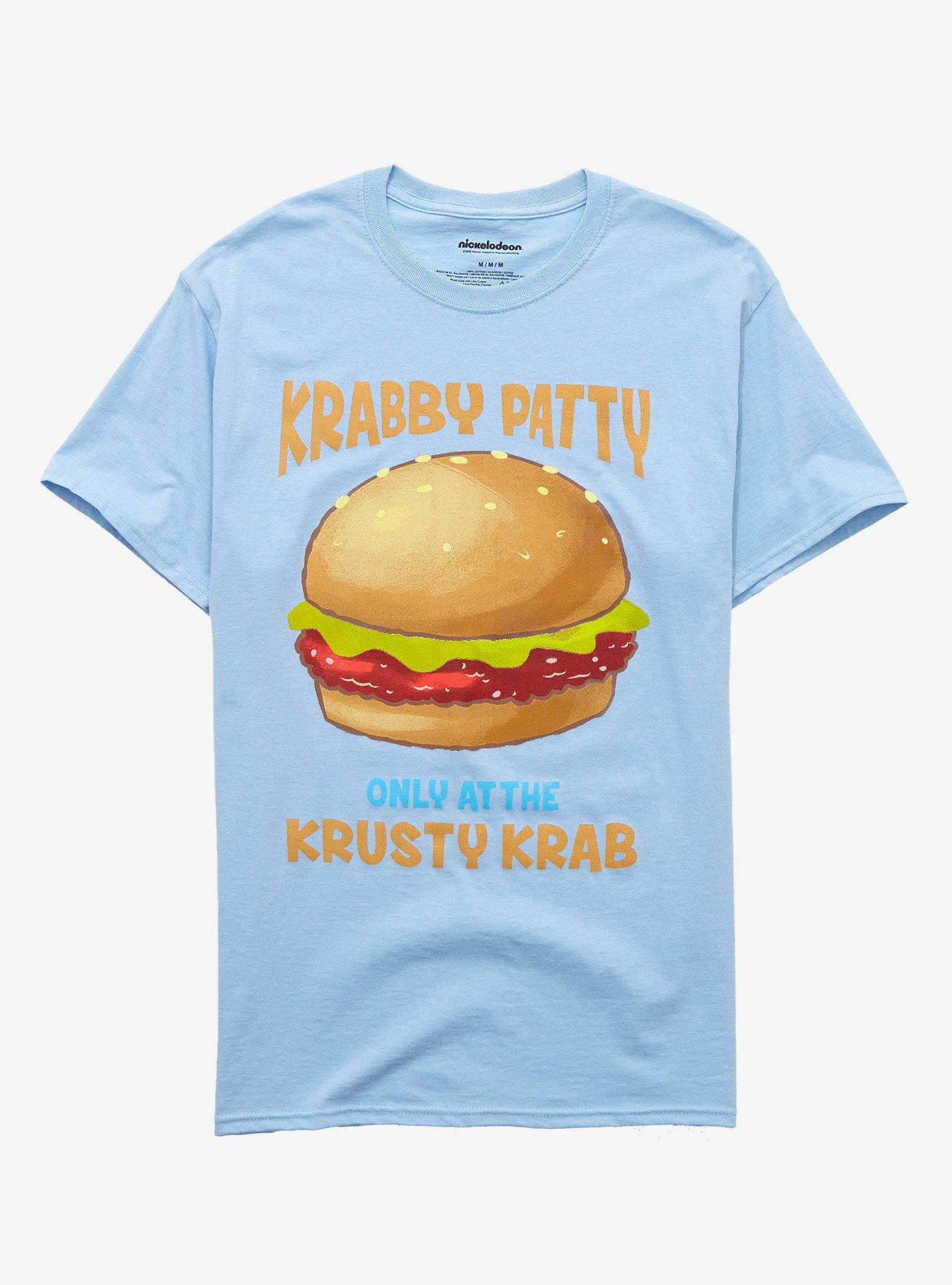 SpongeBob SquarePants Krabby Patty T-Shirt, AQUA, hi-res