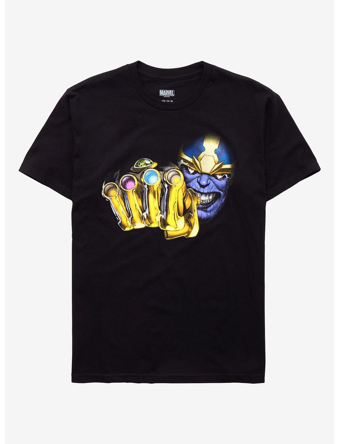 Marvel Avengers Thanos & Infinity Stones T-Shirt, BLACK, hi-res