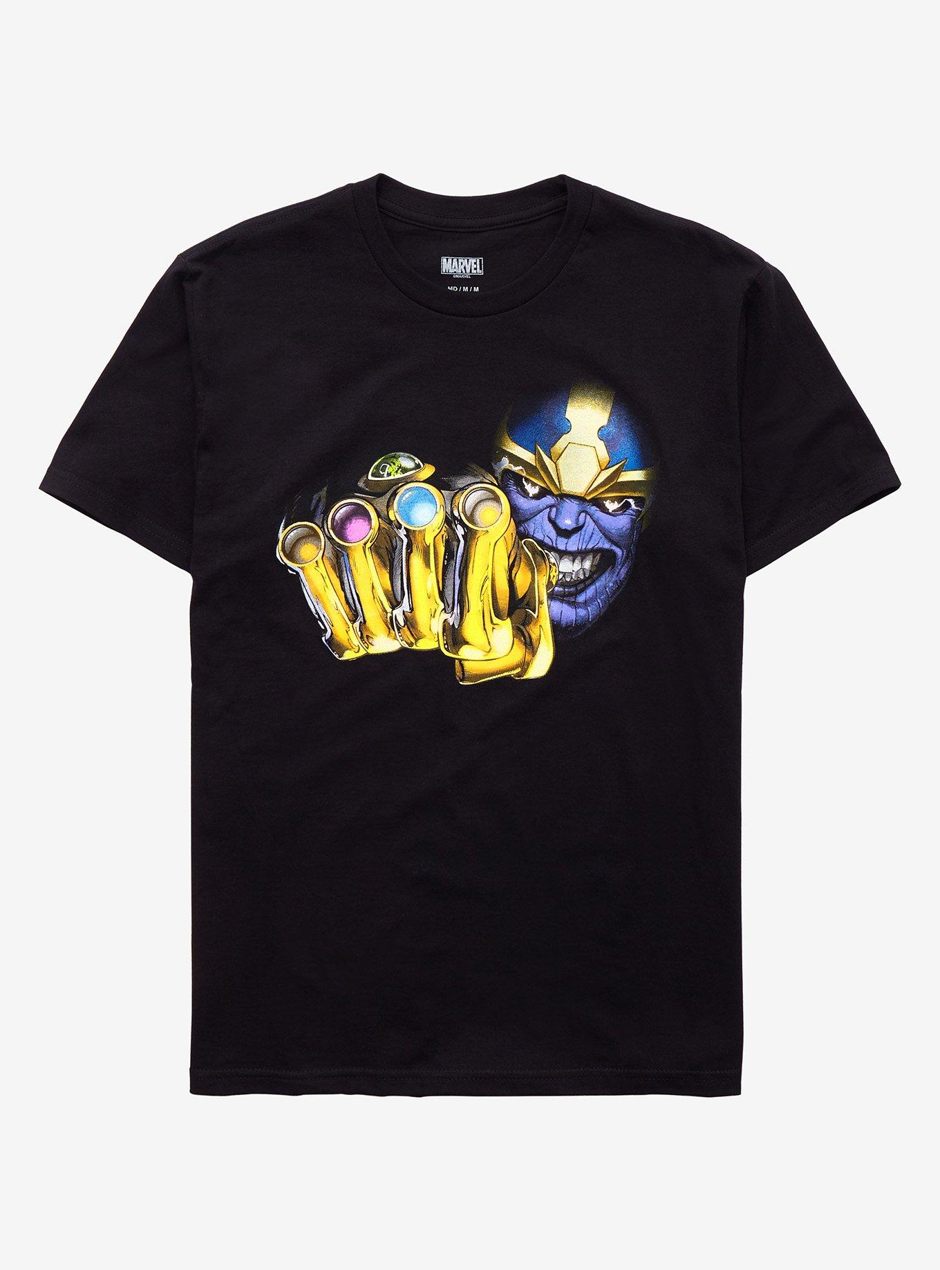 Marvel Avengers Thanos & Infinity Stones T-Shirt, BLACK, hi-res