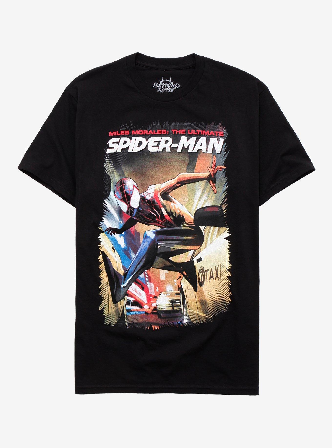 Marvel Miles Morales: The Ultimate Spider-Man Cover T-Shirt, BLACK, hi-res