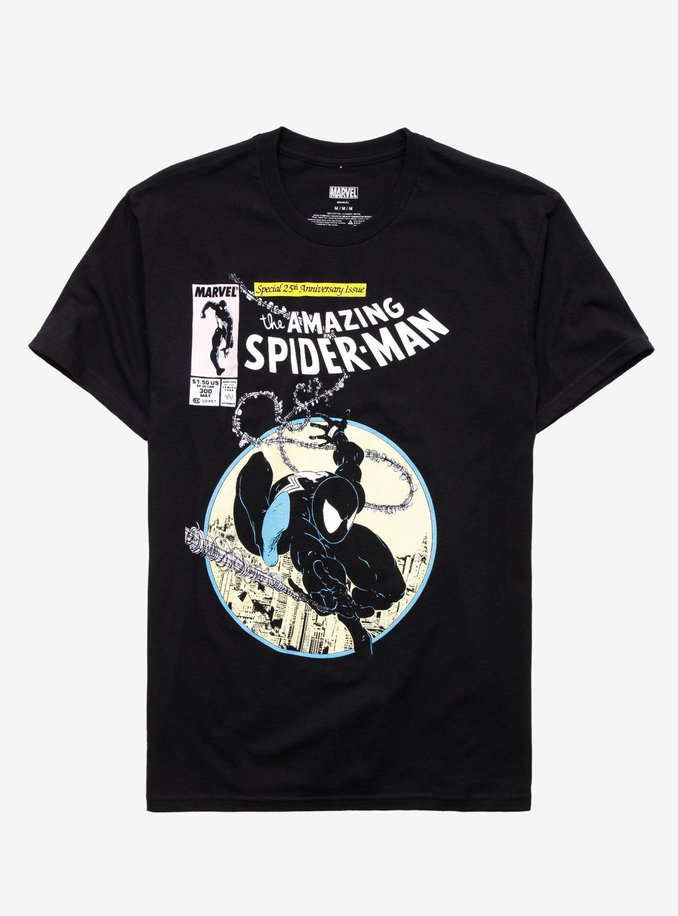 Håndskrift privat Sund og rask Marvel The Amazing Spider-Man Comic Book Cover T-Shirt | Hot Topic