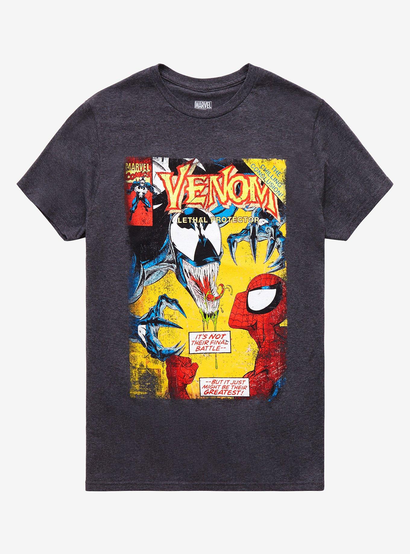 Marvel Venom Comic Book Cover T-Shirt, GREY, hi-res