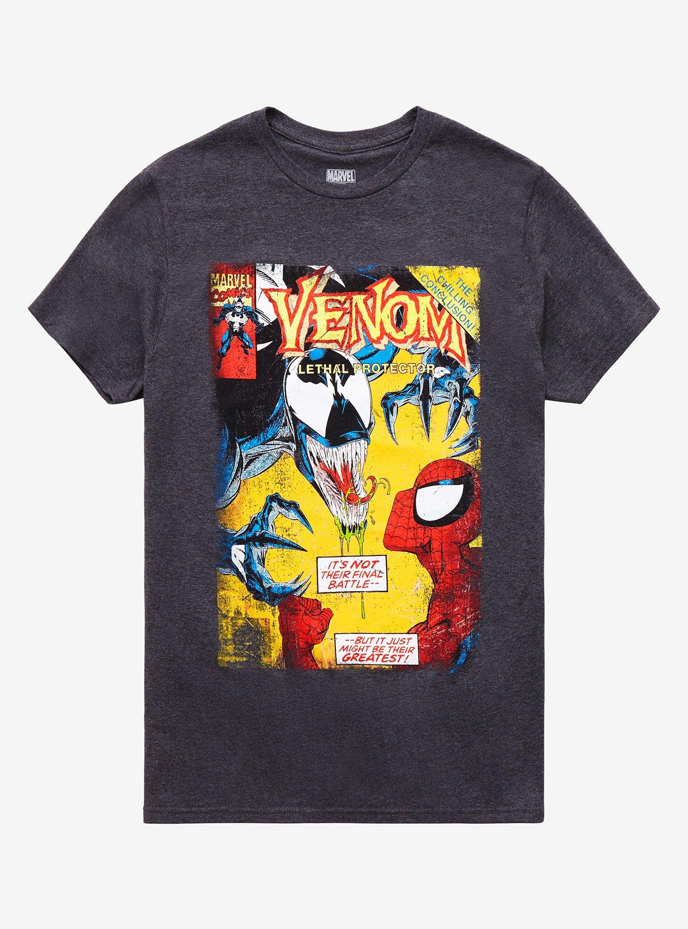 Marvel Venom Comic Book Cover T-Shirt, GREY, hi-res