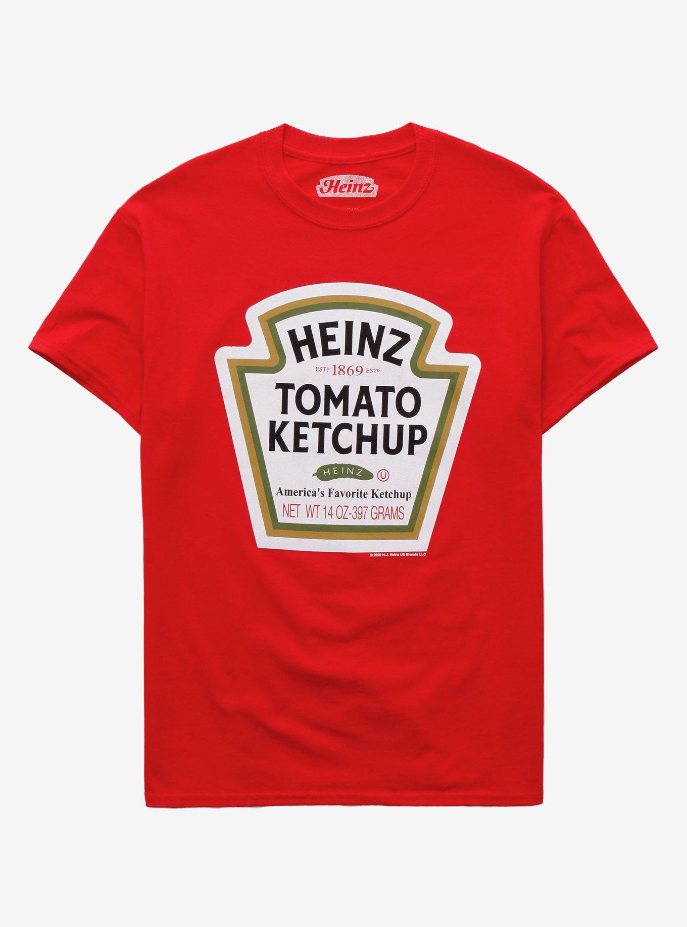 Heinz Tomato Ketchup Label T-Shirt, RED, hi-res