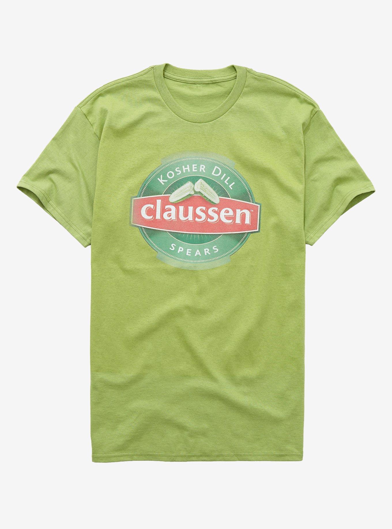 Claussen Kosher Dill Spears T-Shirt, GREEN, hi-res