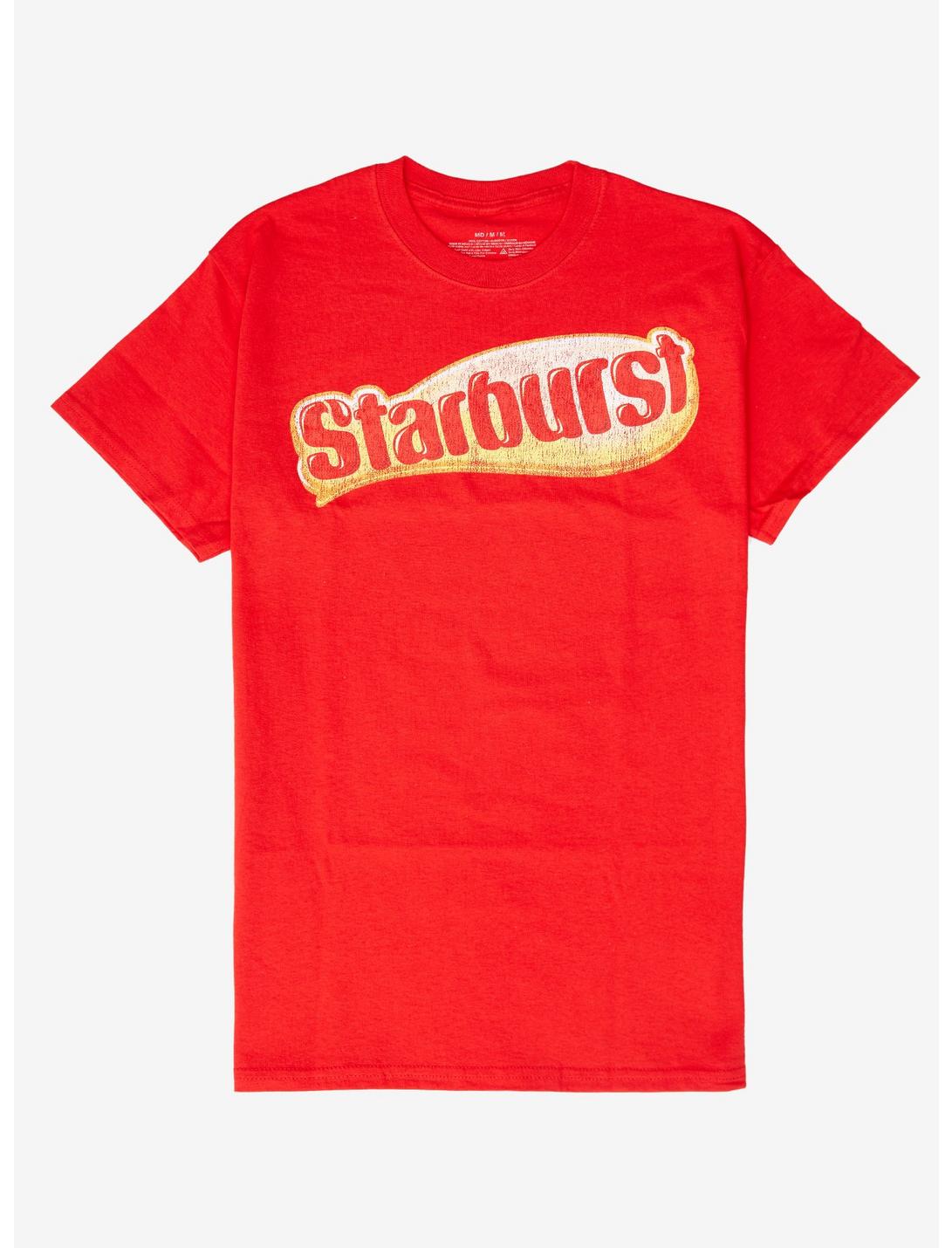 Starburst Logo T-Shirt, RED, hi-res