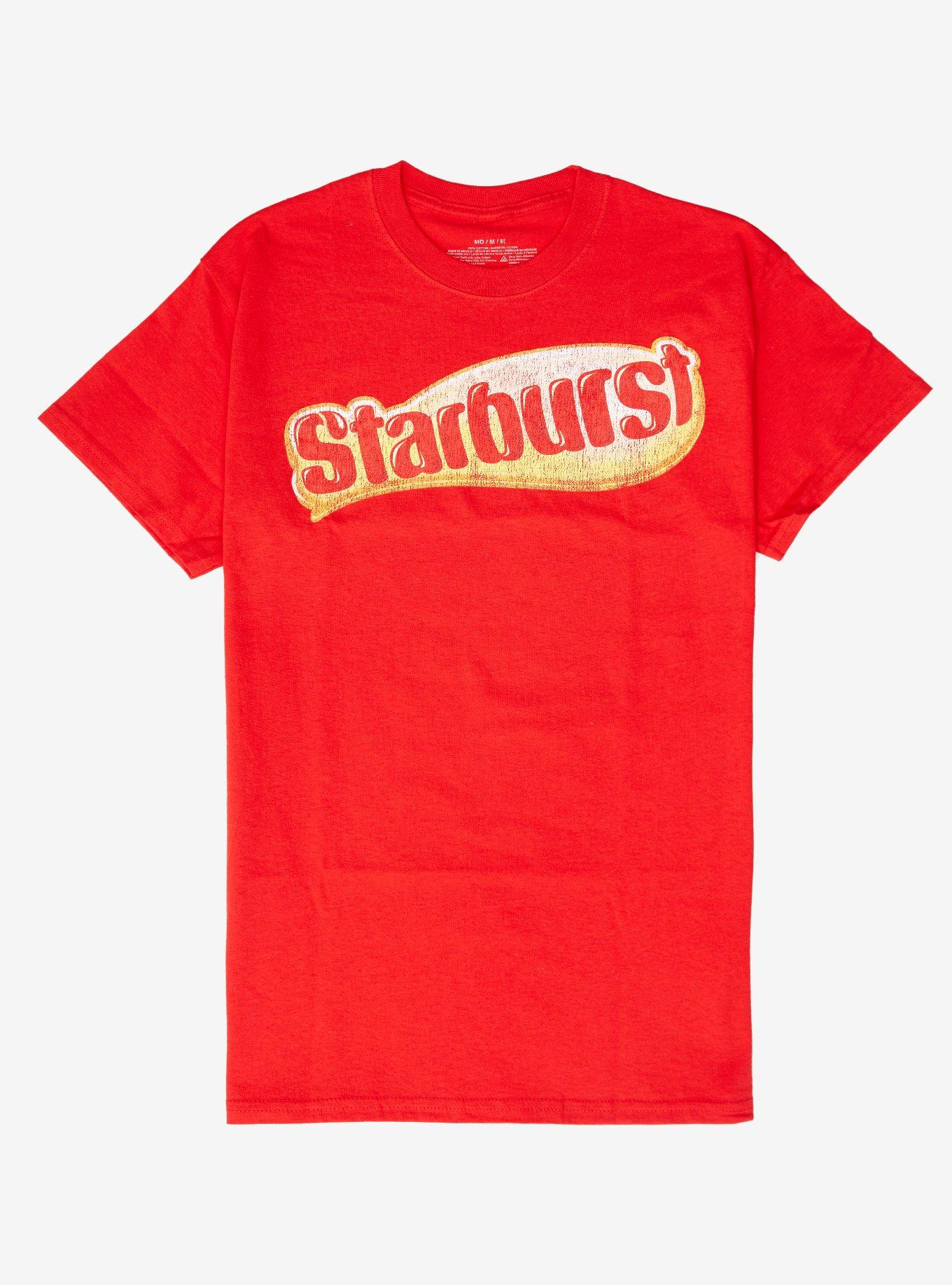 Starburst Logo T-Shirt, RED, hi-res
