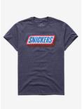 Snickers Logo T-Shirt, NAVY, hi-res