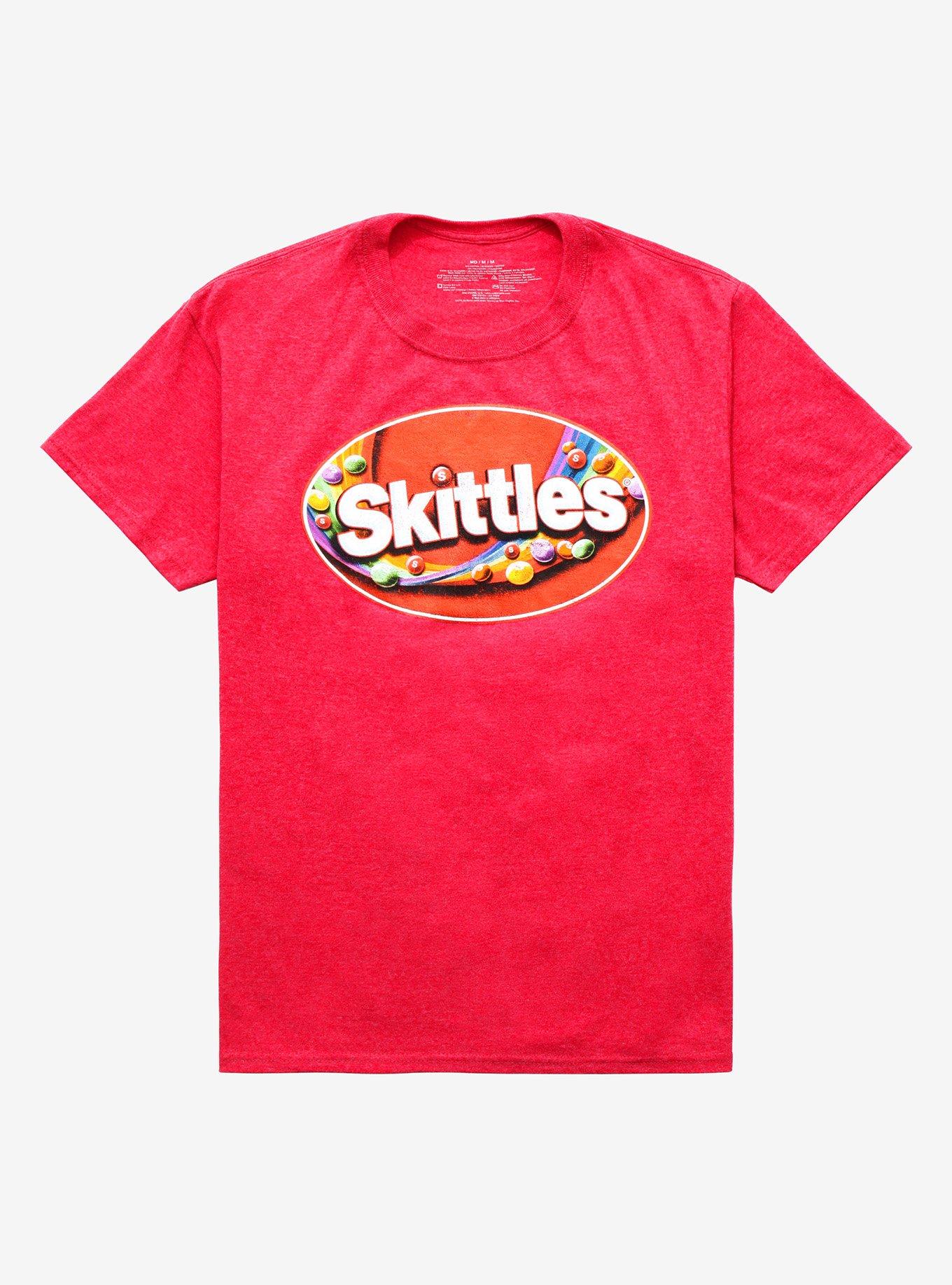 Skittles Label T-Shirt, RED, hi-res
