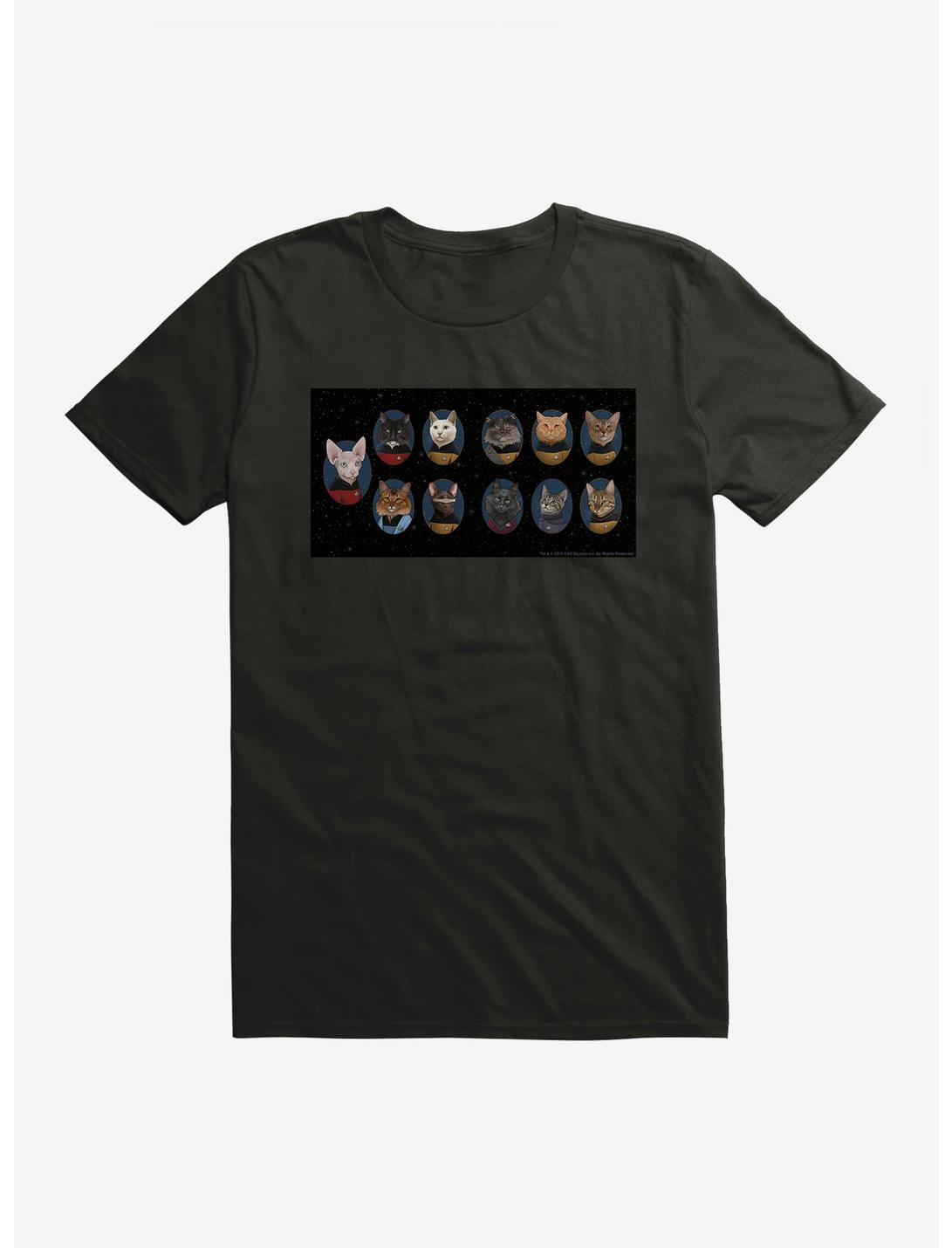 Star Trek TNG Cats Crew Portrait T-Shirt, , hi-res