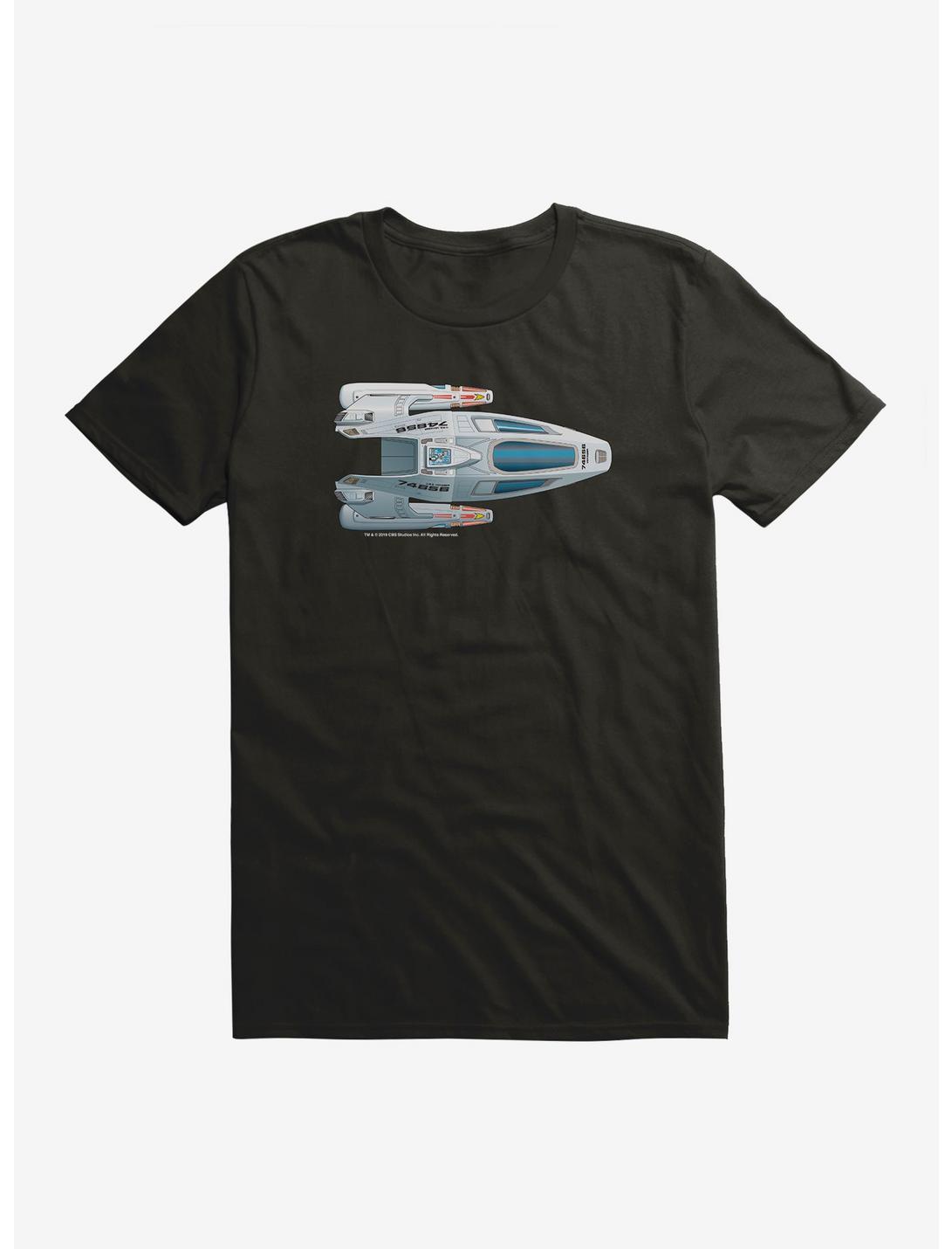Star Trek USS Voyager Small Pod Top View T-Shirt, , hi-res