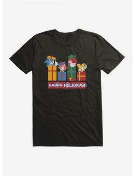 Plus Size Sonic The Hedgehog Winter Gift Friends T-Shirt, , hi-res
