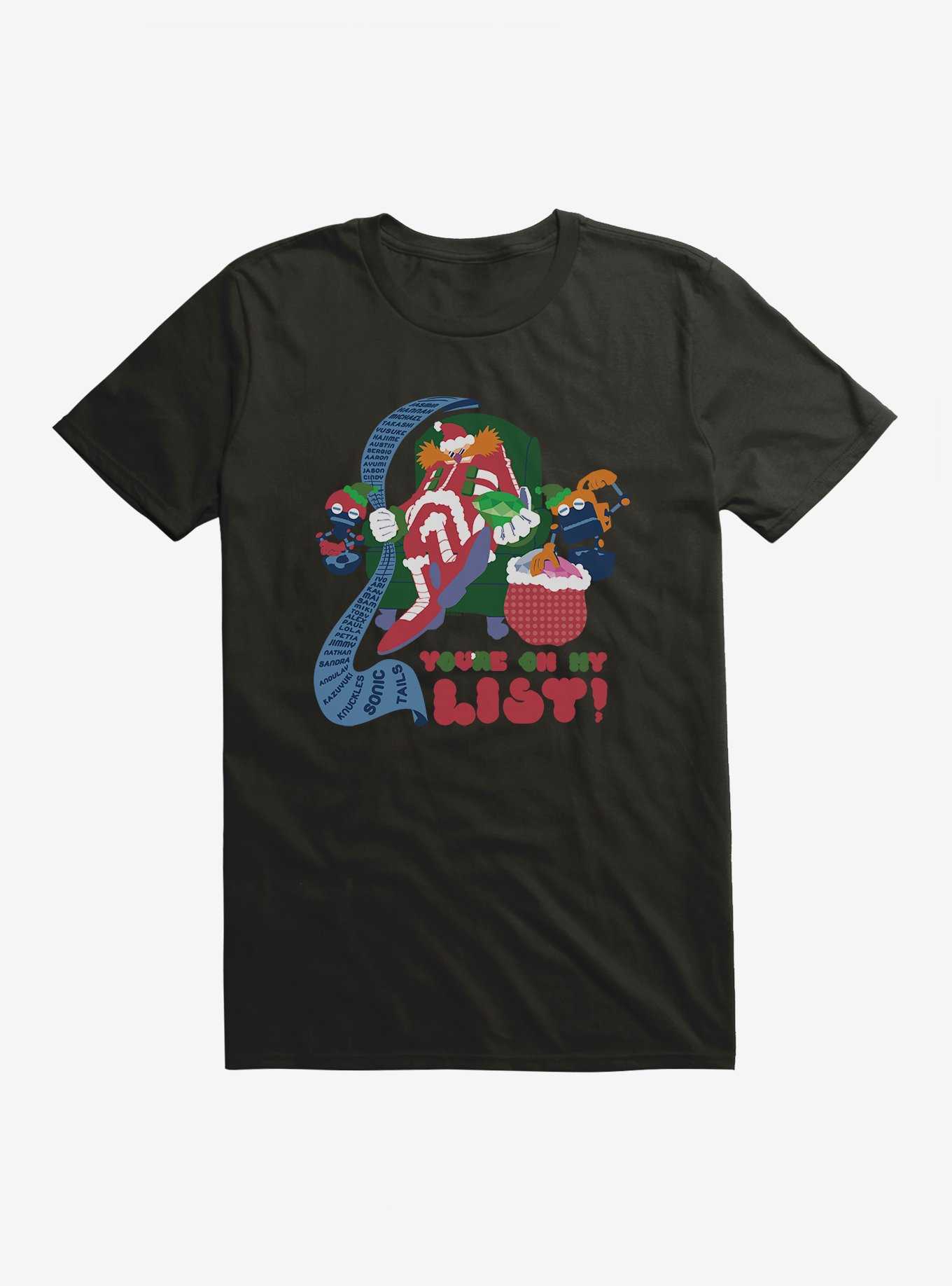 Sonic The Hedgehog Winter On The List T-Shirt, , hi-res